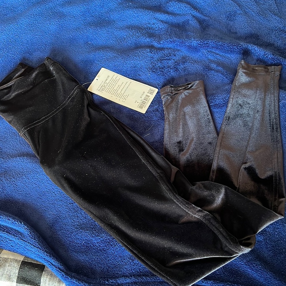 NWT velvet leggings